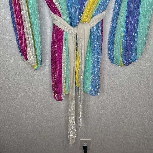 Retrofete Gabrielle Robe Dress in Unicorn Revolve Large - Picture 5 of 15